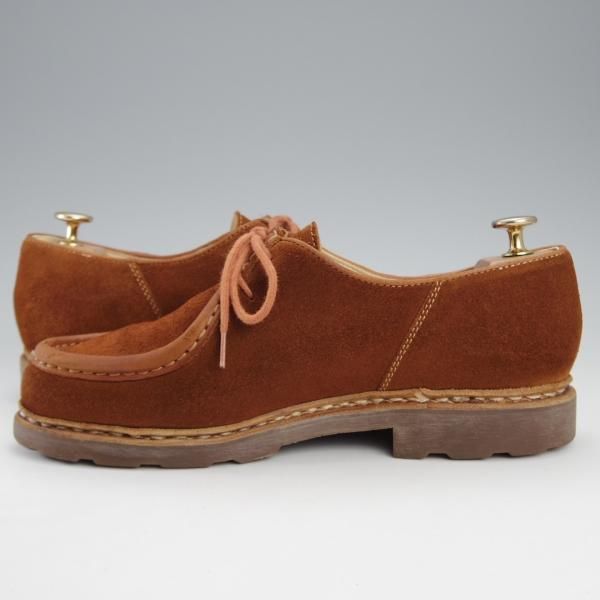 ★パラブーツ SIZE 40【現行定価￥79,200-★ミカエル/MICHAEL】チロリアンシューズ/スエード/茶/メンズ/Paraboot★j172