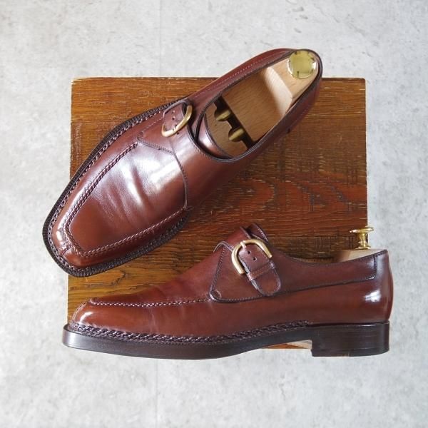 TANINO CRISCI タニノクリスチー モンクストラップ ブラウン 36 TANINO CRISCI】タニノクリスチー モンクストラップ ブラウン 36