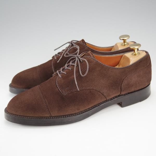 極上★オールデン 7D【★ストレートチップ/SHIPS別注】2235/スエード/濃茶/メンズ/ALDEN★j177