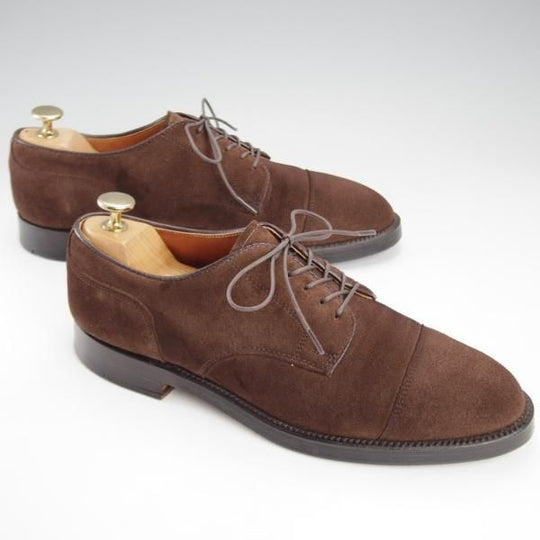 極上★オールデン 7D【★ストレートチップ/SHIPS別注】2235/スエード/濃茶/メンズ/ALDEN★j177