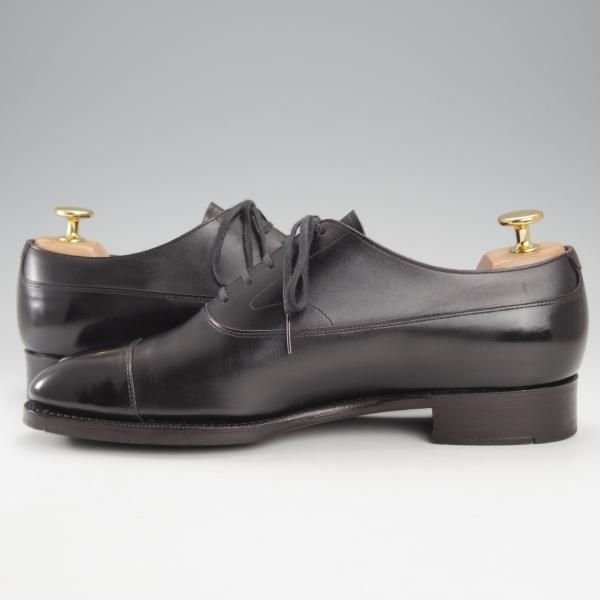 美品★三陽山長 SIZE 6【定価￥99,000-★(初期)匠シリーズ/匠二郎/R2017ラスト】ストレートチップ/カーフ/黒/Sanyo Yamacho★j178