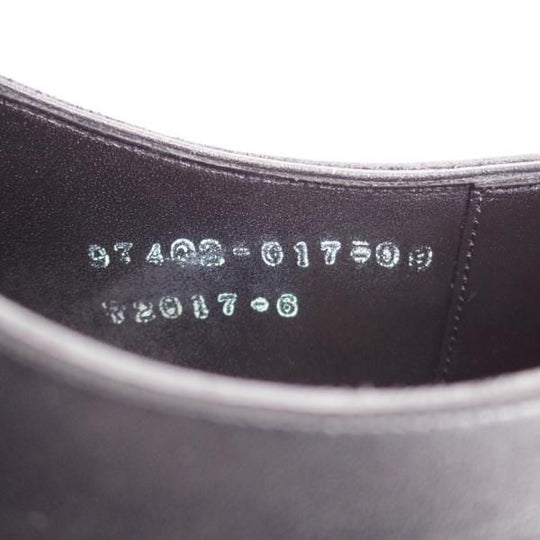 美品★三陽山長 SIZE 6【定価￥99,000-★(初期)匠シリーズ/匠二郎/R2017ラスト】ストレートチップ/カーフ/黒/Sanyo Yamacho★j178