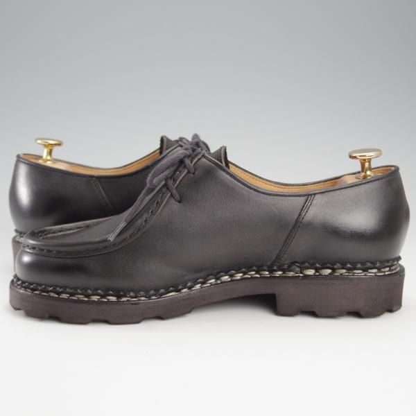極美品★パラブーツ SIZE 39【定価￥79,200-★ミカエル/MICHAEL】チロリアンシューズ/リスレザー/NOIR/黒/Paraboot★j179