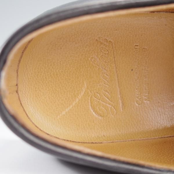 極美品★パラブーツ SIZE 39【定価￥79,200-★ミカエル/MICHAEL】チロリアンシューズ/リスレザー/NOIR/黒/Paraboot★j179