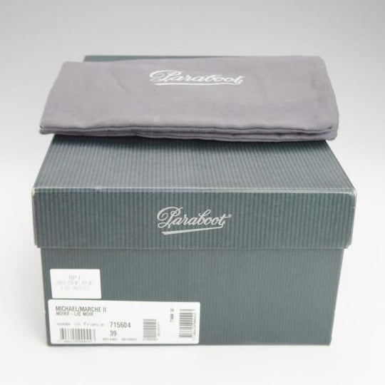 極美品★パラブーツ SIZE 39【定価￥79,200-★ミカエル/MICHAEL】チロリアンシューズ/リスレザー/NOIR/黒/Paraboot★j179