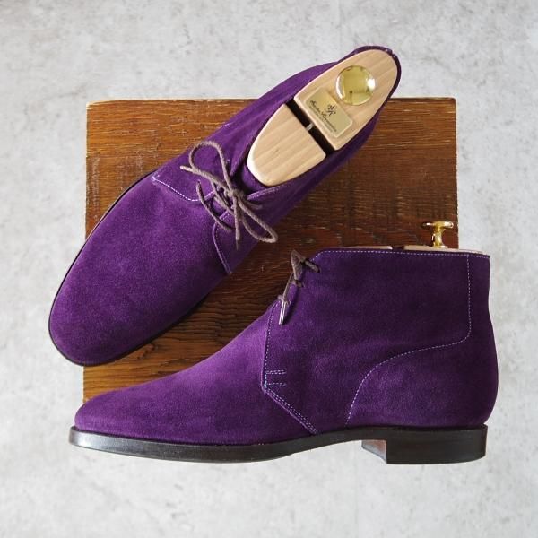 美品　クロケットアンドジョーンズ　SANDOWNチャッカブーツ　26〜26.5 美品 クロケットアンドジョーンズ SANDOWNチャッカブーツ 26