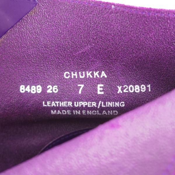 ★クロケット&ジョーンズ UK6.5程度【現行定価￥74,800-★トレーディングポスト別注/200ラスト】チャッカブーツ/Crockett&Jones★j180