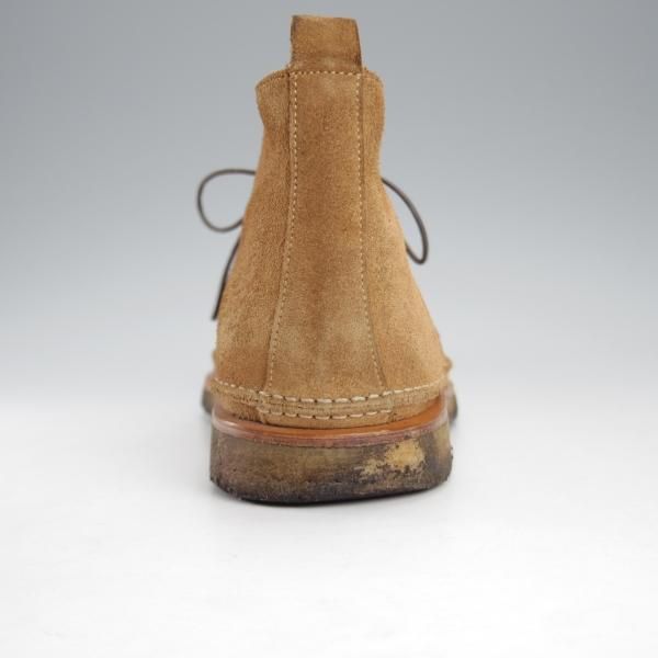 極上★(伊製)HERMES/エルメス SIZE 39.5【★チャッカブーツ/薄茶】スエード/メンズ★j181