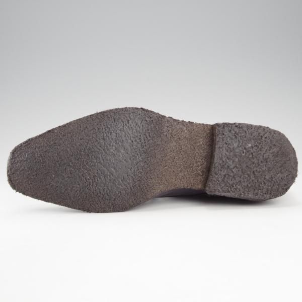 極上★(伊)アンドレア・ヴェントゥーラ SIZE 41【貴重★ディアスキン(鹿革)/チャッカブーツ】ダークパープル/ANDREA VENTURA★j182