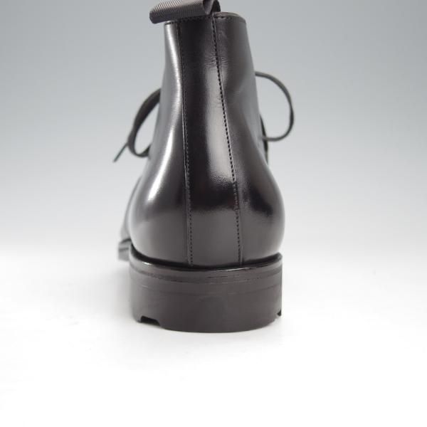 ★(スペイン製)カルミナ SIZE 7【定価￥80,300-★リッジウェイソール/トレーディングポスト別注】10027/チャッカブーツ/黒/CARMINA★j183