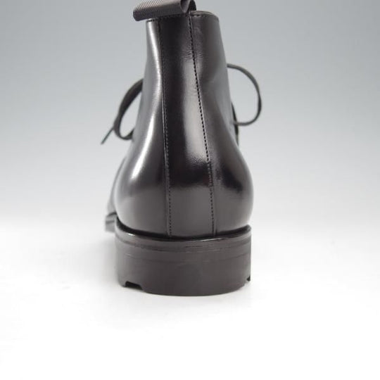 ★(スペイン製)カルミナ SIZE 7【定価￥80,300-★リッジウェイソール/トレーディングポスト別注】10027/チャッカブーツ/黒/CARMINA★j183