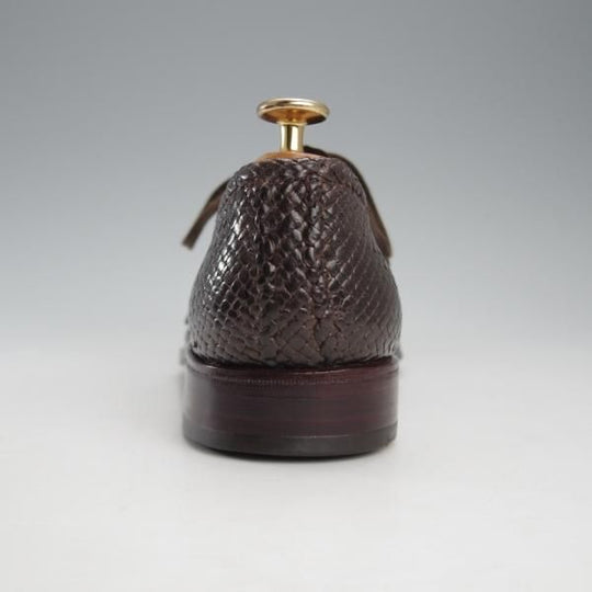 極美品★(スペイン製)カルミナ 6.5EE【グッドイヤーウェルテッド製法★イントレチャート/896】プレーントゥ/濃茶/メンズ/CARMINA★j184