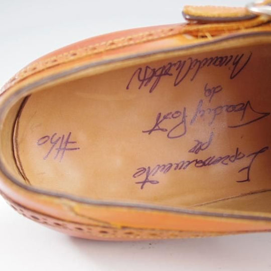 ★(伊)リカルド・ベステッティ SIZE 40【定価20万円程度★サイドモンク/トレーディングポスト別注】茶/RICCARDO BESTETTI★j186