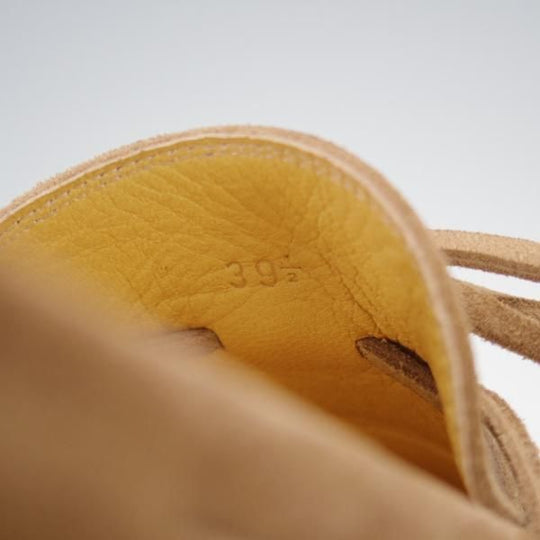 極美品★(伊製)HERMES/エルメス SIZE 39.5【★リボンローファー/薄茶】スエード/メンズ★j187