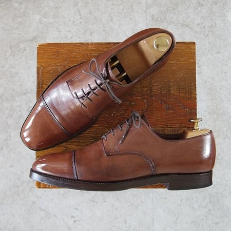 ★クロケット&ジョーンズ 6.5D【ハンドグレードライン★外羽根版オードリー/337ラスト】BOSWELL/ストレートチップ/Crockett&Jones★j190