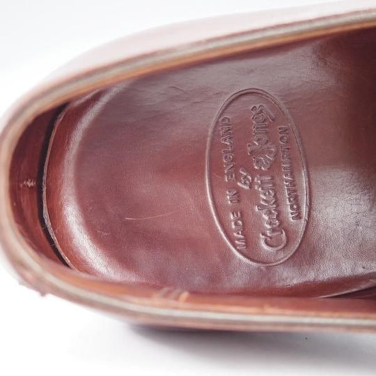 ★クロケット&ジョーンズ 6.5D【ハンドグレードライン★外羽根版オードリー/337ラスト】BOSWELL/ストレートチップ/Crockett&Jones★j190