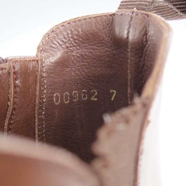 ★(スペイン製)カルミナ SIZE 7【トレーディングポスト別注★サイドゴアブーツ/濃茶】カーフ/メンズ/Trading Post/CARMINA★j191