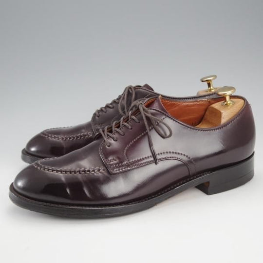 極美品★オールデン 7.5D【現行定価17万円程度★コードバン仕様/モディファイドラスト】N6442/Uチップ/赤茶/#8/メンズ/Alden★j192