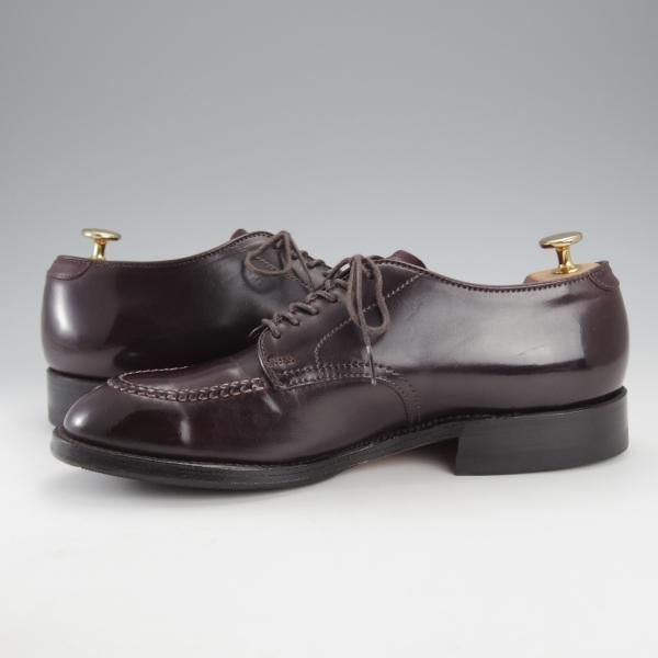 極美品★オールデン 7.5D【現行定価17万円程度★コードバン仕様/モディファイドラスト】N6442/Uチップ/赤茶/#8/メンズ/Alden★j192