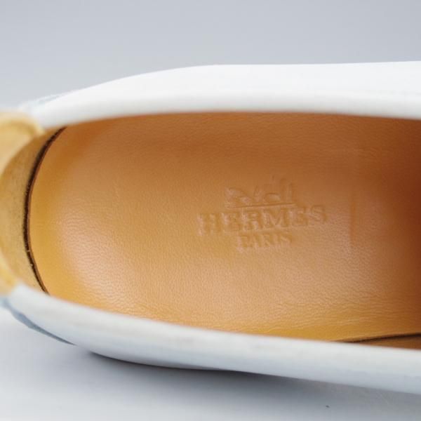 極上★(伊製)HERMES/エルメス SIZE 40【★モカシン/ライトブルー】ヌバック/メンズ★j193
