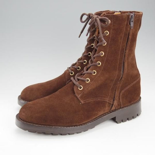 極上★トリッカーズ SIZE 7【コマンドソール仕様★M6870/ロガーブーツ】レースアップブーツ/スエード/濃茶/Tricker's★j195