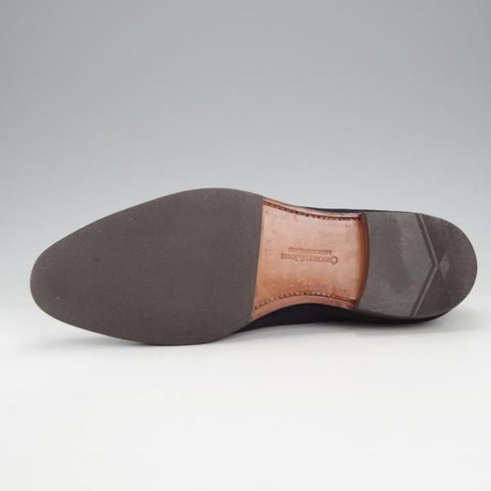 極上★クロケット&ジョーンズ 6E【★トレーディングポスト別注/GUERNSEY】341ラスト/タッセルローファー/スエード/紺/Crockett&Jones★j198