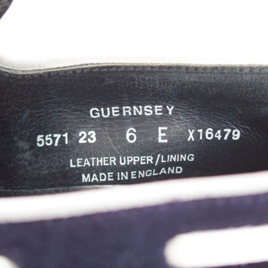 極上★クロケット&ジョーンズ 6E【★トレーディングポスト別注/GUERNSEY】341ラスト/タッセルローファー/スエード/紺/Crockett&Jones★j198