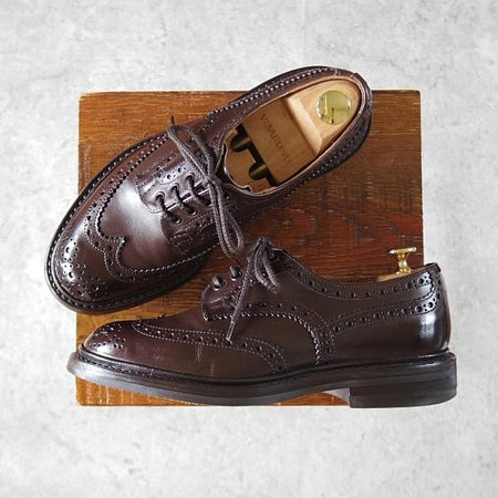 極上★トリッカーズ SIZE 5【定価￥102,300-★ダイナイトソール/BOURTON/バートン】5633/カントリーシューズ/濃茶/Tricker's★j202