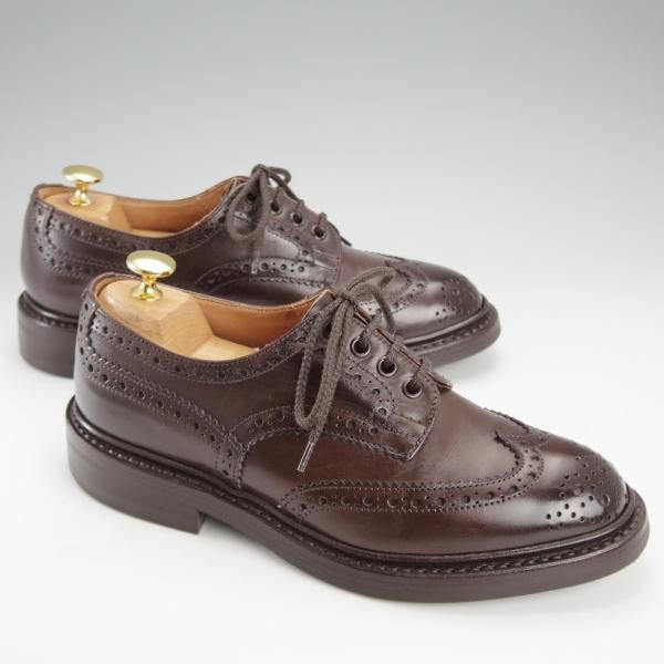 極上★トリッカーズ SIZE 5【定価￥102,300-★ダイナイトソール/BOURTON/バートン】5633/カントリーシューズ/濃茶/Tricker's★j202