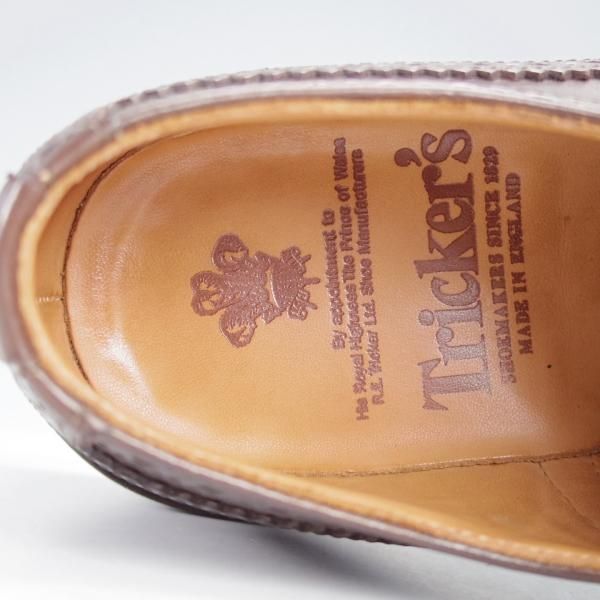 極上★トリッカーズ SIZE 5【定価￥102,300-★ダイナイトソール/BOURTON/バートン】5633/カントリーシューズ/濃茶/Tricker's★j202