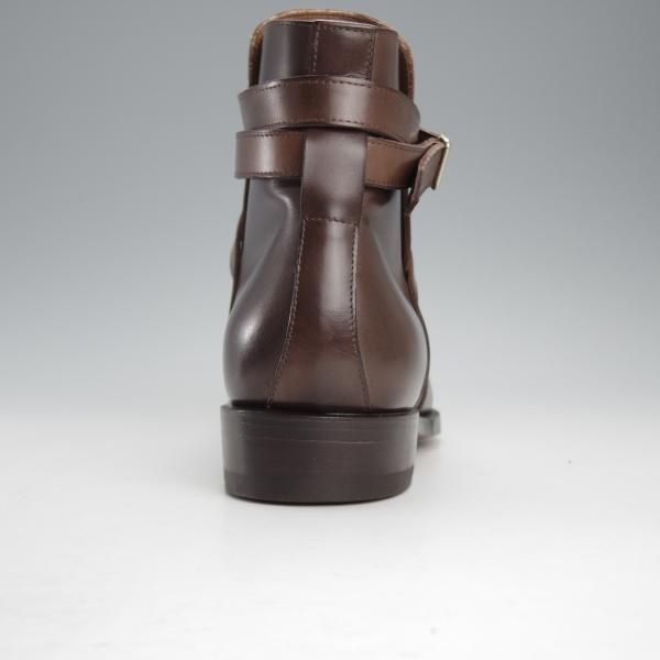 未使用★(東欧)ゾンキー・ブーツ SIZE 7【定価￥154,440-★(伊)F.LLIジャコメッティ製/ジョッパーブーツ】ZB034/カーフ/濃茶★j204