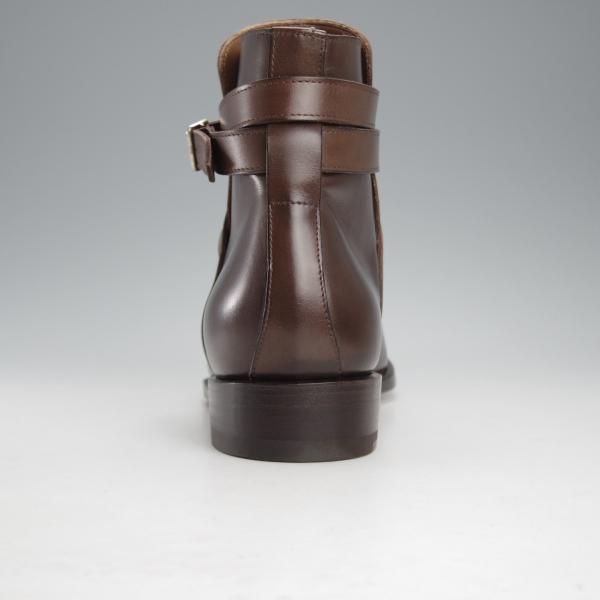 未使用★(東欧)ゾンキー・ブーツ SIZE 7【定価￥154,440-★(伊)F.LLIジャコメッティ製/ジョッパーブーツ】ZB034/カーフ/濃茶★j204