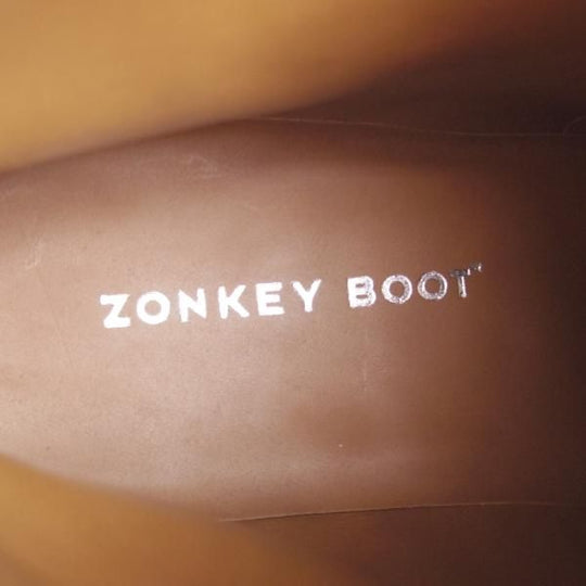 未使用★(東欧)ゾンキー・ブーツ SIZE 7【定価￥154,440-★(伊)F.LLIジャコメッティ製/ジョッパーブーツ】ZB034/カーフ/濃茶★j204