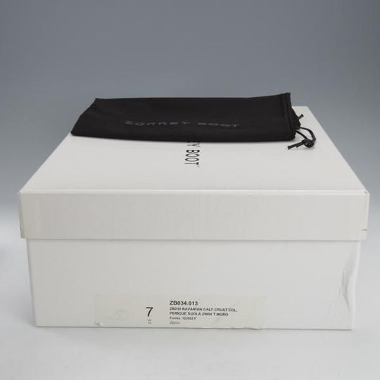 未使用★(東欧)ゾンキー・ブーツ SIZE 7【定価￥154,440-★(伊)F.LLIジャコメッティ製/ジョッパーブーツ】ZB034/カーフ/濃茶★j204