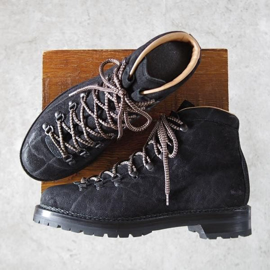 未使用★(伊)F.LLIジャコメッティ SIZE 41【定価￥209,000-★象革/エレファントレザー/マルモラーダ】FG105/ブーツ/黒/Giacometti★j205