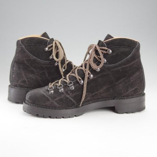 未使用★(伊)F.LLIジャコメッティ SIZE 41【定価￥209,000-★象革/エレファントレザー/マルモラーダ】FG105/ブーツ/黒/Giacometti★j205