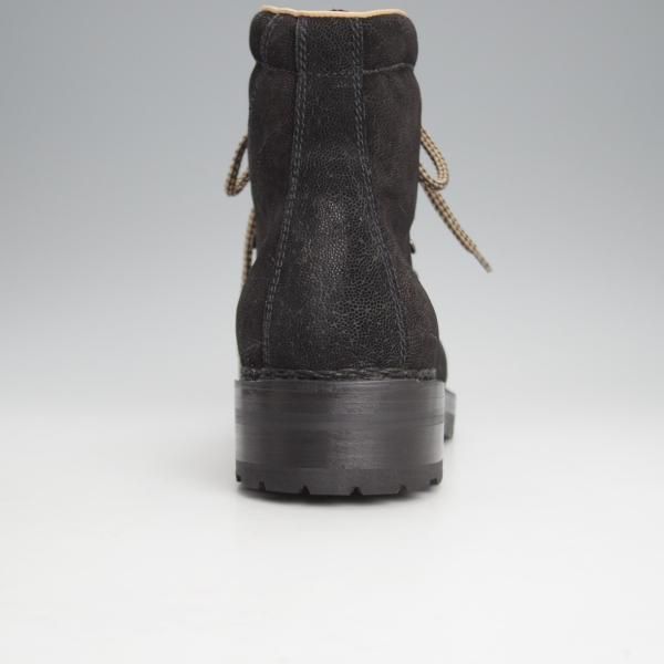 未使用★(伊)F.LLIジャコメッティ SIZE 41【定価￥209,000-★象革/エレファントレザー/マルモラーダ】FG105/ブーツ/黒/Giacometti★j205