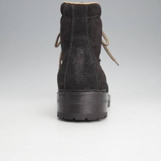 未使用★(伊)F.LLIジャコメッティ SIZE 41【定価￥209,000-★象革/エレファントレザー/マルモラーダ】FG105/ブーツ/黒/Giacometti★j205