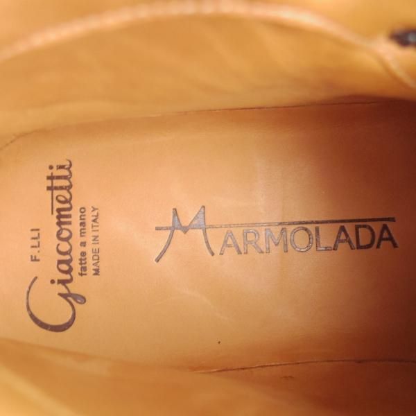 未使用★(伊)F.LLIジャコメッティ SIZE 41【定価￥209,000-★象革/エレファントレザー/マルモラーダ】FG105/ブーツ/黒/Giacometti★j205