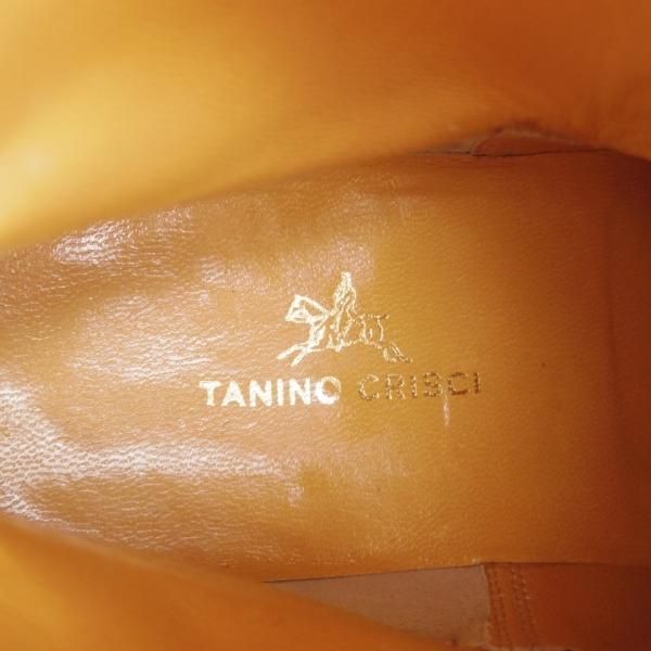 極美品★(伊)タニノクリスチー SIZE 6.5【定価￥210,000-★ブラックラピド製法/FLASOTTO】フラソット/ジョッパーブーツ/カーフ/黒★j206