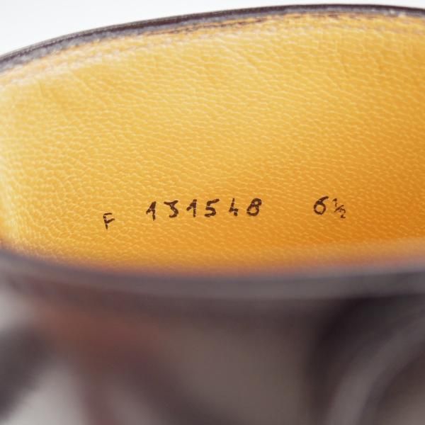 極美品★(伊)タニノクリスチー SIZE 6.5【定価￥210,000-★ブラックラピド製法/FLASOTTO】フラソット/ジョッパーブーツ/カーフ/黒★j206