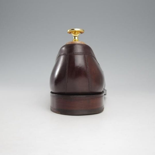 極上★(英)チーニー 7F【定価￥82,500-★HUDSON/ハドソン】5203ラスト/コインローファー/カーフ/MOCHA/濃茶/メンズ/CHEANEY★j208