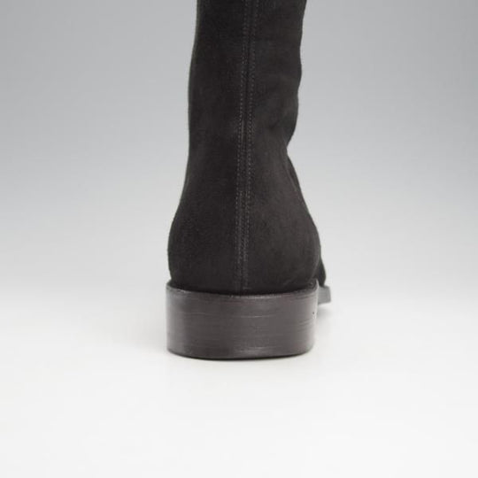 極上★(スペイン製)カルミナ SIZE 7【トレーディングポスト別注★サイドジップブーツ/10087】黒/スエード/Trading Post/CARMINA★j211