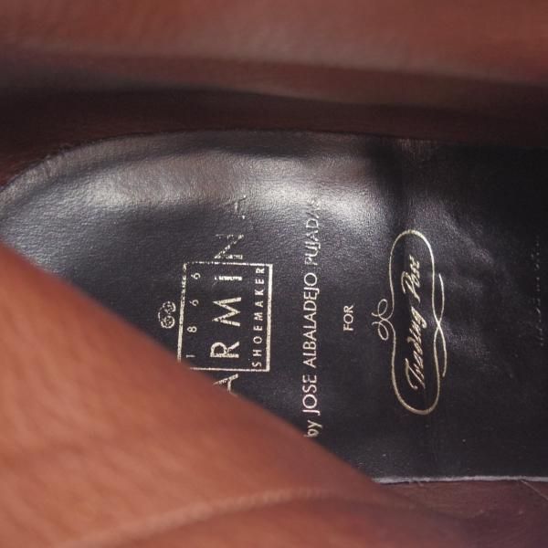 極上★(スペイン製)カルミナ SIZE 7【トレーディングポスト別注★サイドジップブーツ/10087】黒/スエード/Trading Post/CARMINA★j211