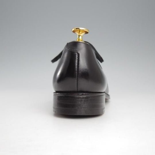 極美品★クロケット&ジョーンズ 6.5E【★プレーントゥ/WoodStock】Vフロント/カーフ/黒/メンズ/Crockett&Jones★j213