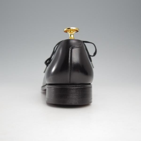 極美品★クロケット&ジョーンズ 6.5E【★プレーントゥ/WoodStock】Vフロント/カーフ/黒/メンズ/Crockett&Jones★j213