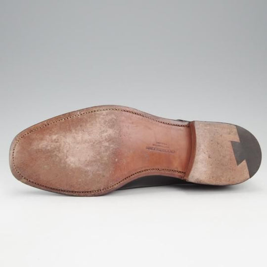 極美品★クロケット&ジョーンズ 6.5E【★プレーントゥ/WoodStock】Vフロント/カーフ/黒/メンズ/Crockett&Jones★j213