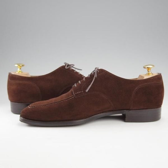 極上★ホール&マークス SIZE 7【ダイナイトソール仕様★Uチップ/Gloves】スエード/濃茶/メンズ/Hall&marks★j214