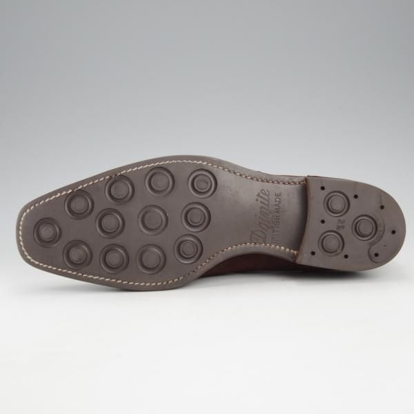 極上★ホール&マークス SIZE 7【ダイナイトソール仕様★Uチップ/Gloves】スエード/濃茶/メンズ/Hall&marks★j214