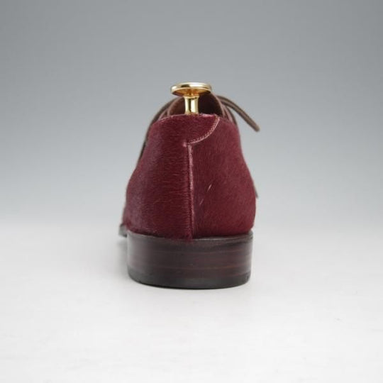 ★(スペイン製)カルミナ UK6.5程度【貴重★ハラコ仕様/トレーディングポスト別注】732/ストレートチップ/Trading Post/CARMINA★j216